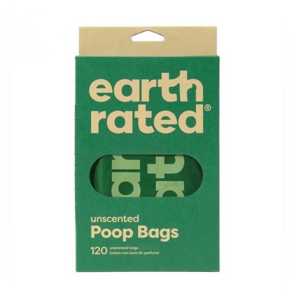 Dog Poop Bags — Earth Rated, Unscented, 120ct